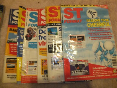 ST Format Ausgaben x6 - Retro Gaming und Computing