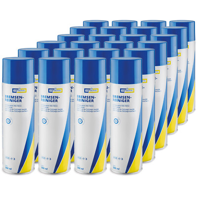 24x Cartechnic Bremsenreiniger Spraydose 500ml Entfetter Teilereiniger