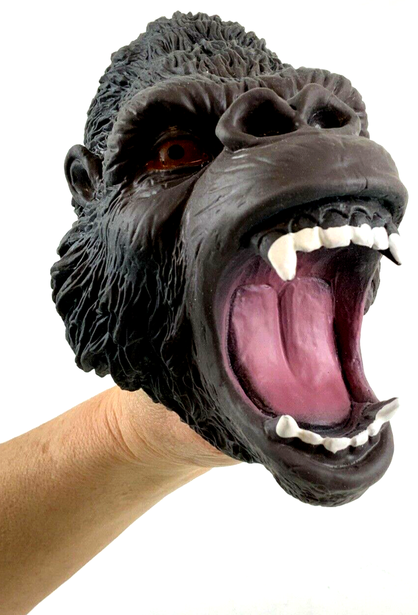GORILLA HAND PUPPET Soft Stretchy Rubber Ape King Kong 6 Inch | eBay