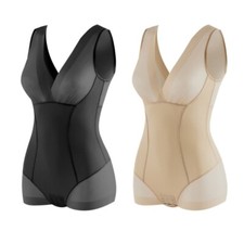 Womens Waist Trainer Shapewear Ladies V-neck Body Shaper for Summer