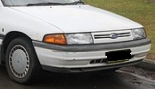 JDM Mazda Ford Laser BG-5PF stanley 1604 Plastic Headlights PAIR 1989 94 model - Picture 7 of 7