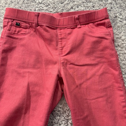 Jordache Jeans Girls Size XL 14-16 Rose Pink Skinny Low Rise Jeggings Pull On - Picture 2 of 8