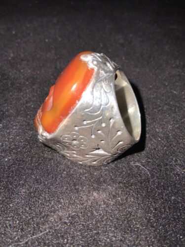 KING BABY STUDIO RED AGATE CLASSIC SKULL RING - Picture 4 of 11