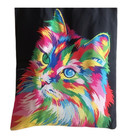 Kozzy Cat Kitten Square Throw Sofa Bed Cushion Cover + Inner Pad 45cm x 45cm