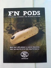 FN Pods / FN Herstal Airborne Pod Weapon Systems Data Sheet / 2009