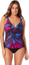 Amoressa by Miraclesuit Gitano Sevilla Tankini Top L23637 Size 8 US