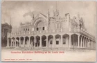 St. Louis World's Fair 1904 Canadian Exhibition Building Missouri Postcard H68