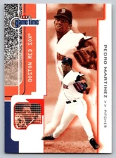 2001 Fleer Game Time #29 Pedro Martinez Red Sox $$$