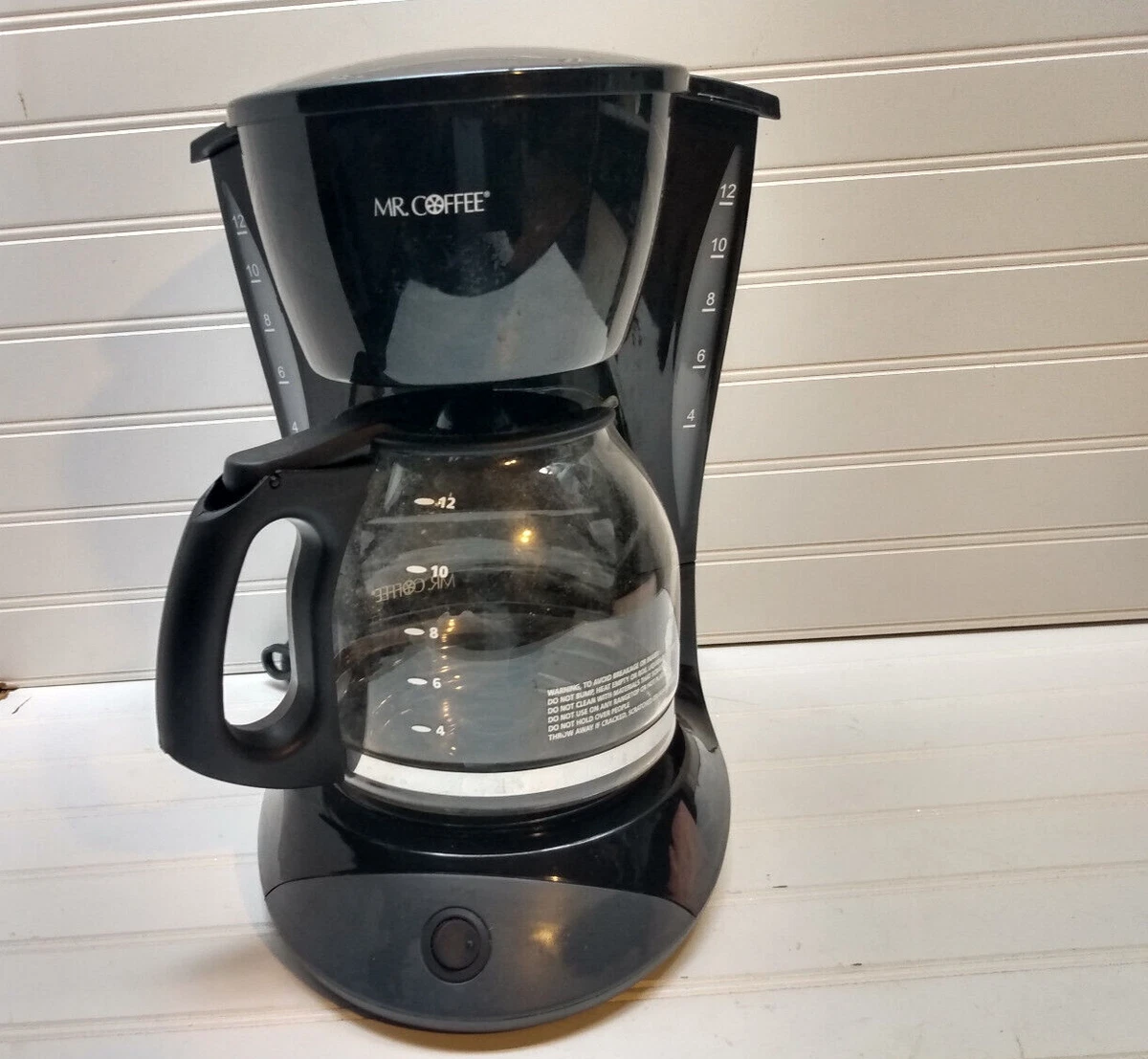 Mr. Coffee 12 Cup Switch Coffeemaker Black