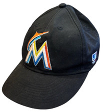 Miami Marlins Cap Team MLB Youth OC Sports Black Adjustable Baseball Miller 7