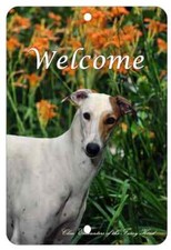 Greyhound Aluminum Indoor/Outdoor Welcome Sign