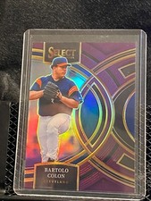 Bartolo Colon 2024 Select - Premier Level - Purple Prizm #81/99 - Indians