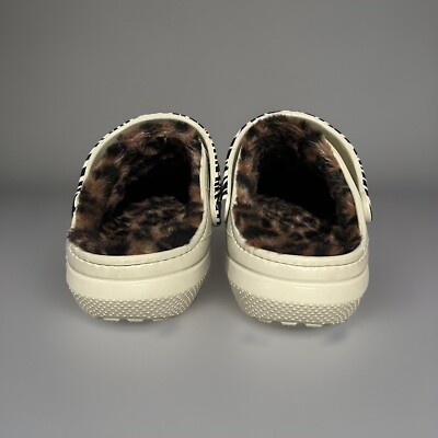Crocs 207842 Unisex Adult Classic Leopard Lined Zebra Print  display picture 3