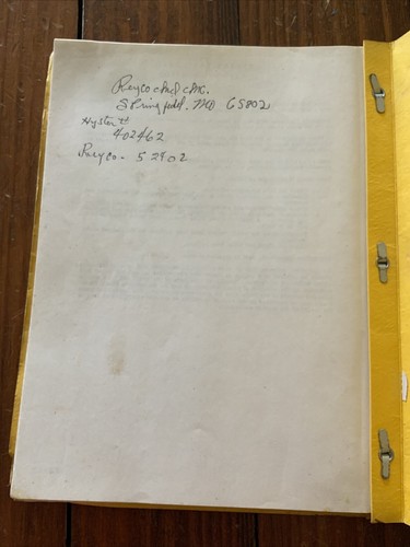 Hyster 1971 Trailer Parts Book Model C35T3 Parts, Check List - Picture 9 of 9
