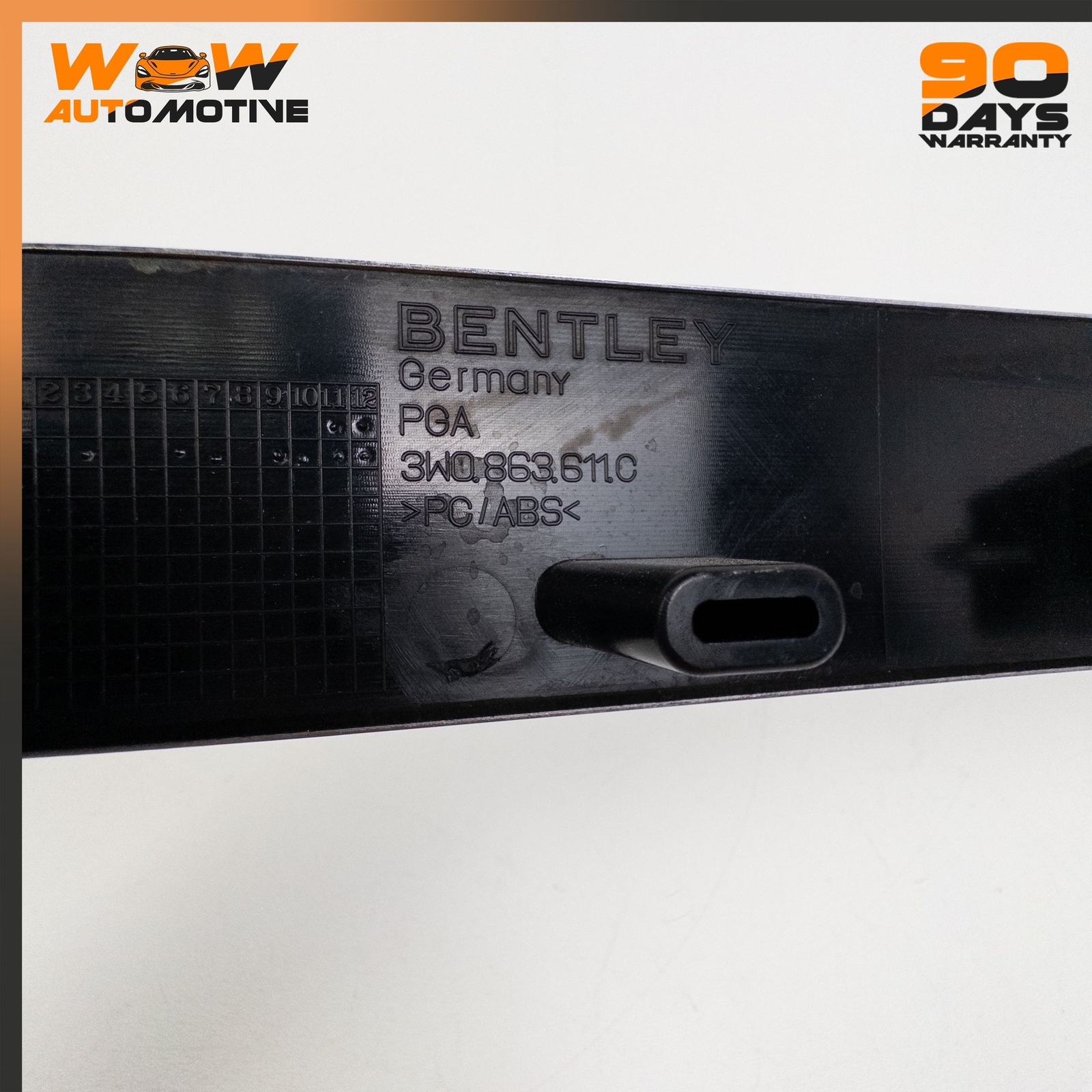 04-17 BENTLEY CONTINENTAL GTC GT LEFT RIGHT DOOR STEP SILL SET OF 2 OEM