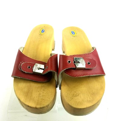 dr scholls wooden shoes