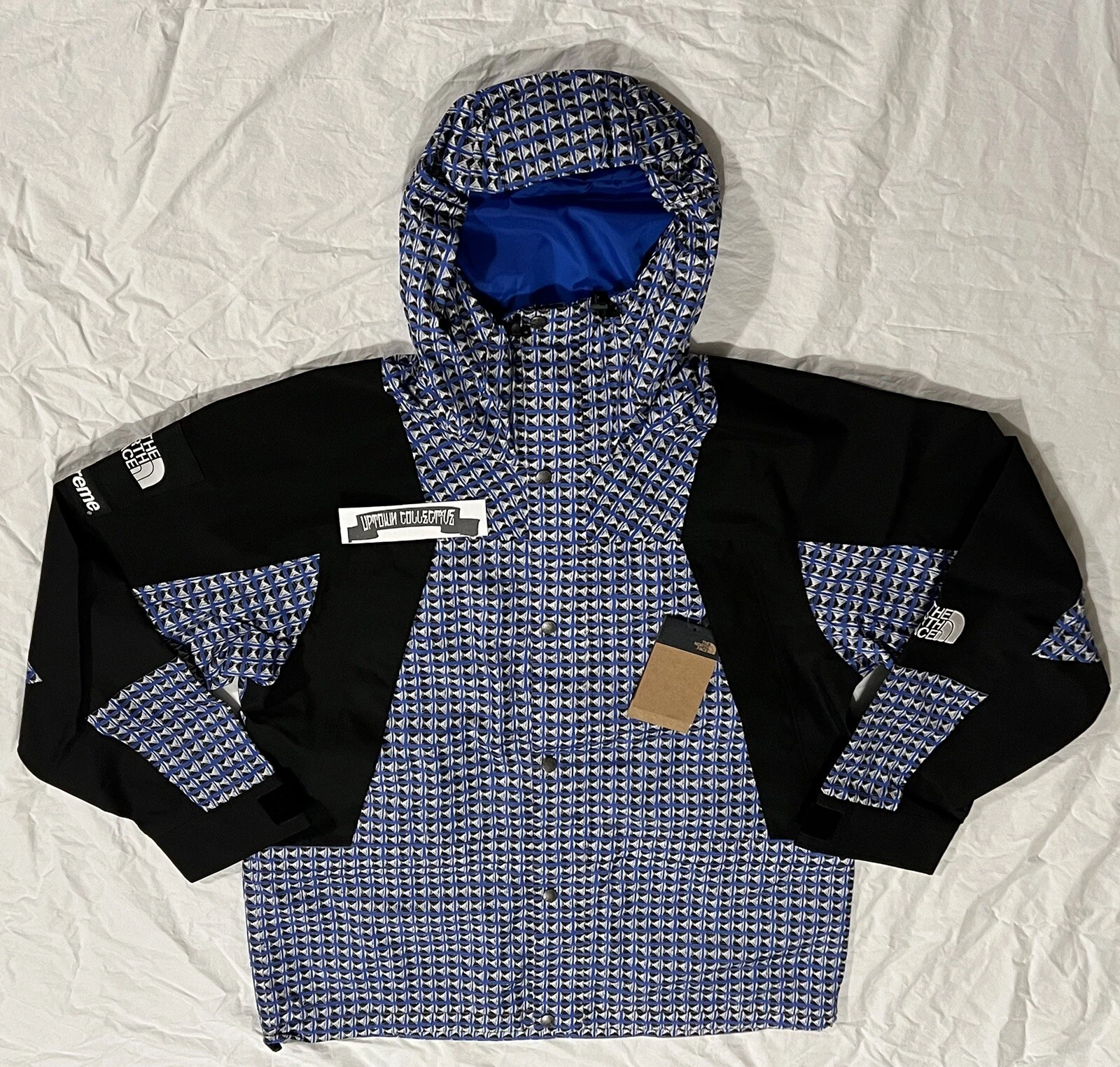 Veste bleue royale Supreme X The North Face cloutée lumière de montagne boîte LRG NEUF AVEC ÉTIQUETTES DS