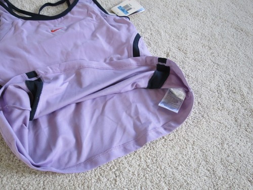NWT Women's Nike Tennis Purple Tank Top Medium 8-10 - Picture 9 of 13
