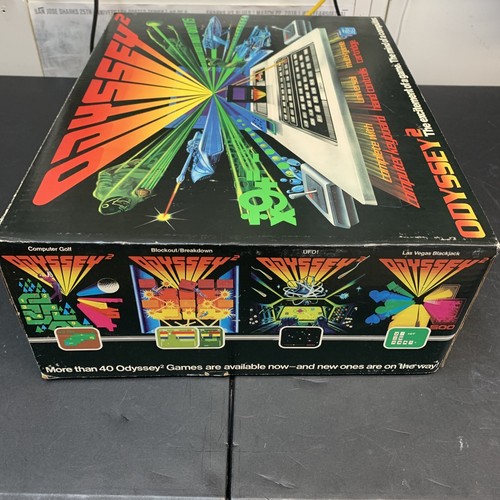 VINTAGE Magnavox Odyssey 2 Game Gaming Console w/ Game, Cables, EUC OEM Box - Picture 21 of 24