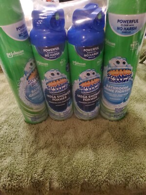 Scrubbing Bubbles Bathroom Combo Pack, 2 x 25 Ounce + 2 x 20 Ounce