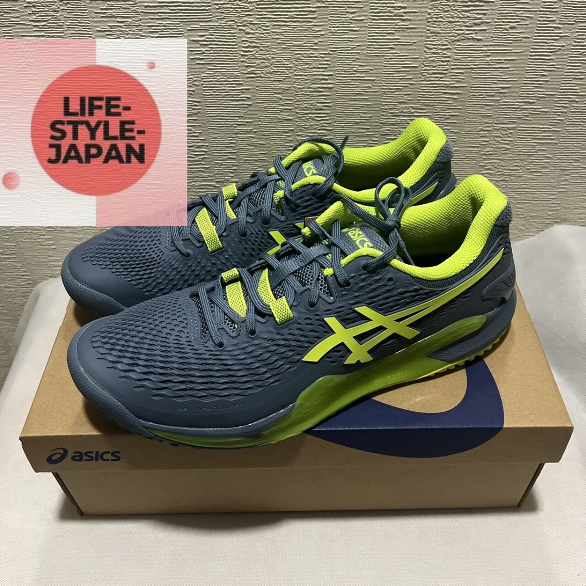 ASICS GEL-RESOLUTION 9 OC 1041A377 400 Steel Blue 2023 Men Tennis 