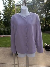 NWT TALBOTS LAVENDAR BLAZER W SCALLOPED EDGE 8 200