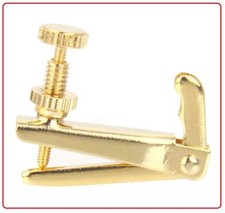 High Quality Stainless Steel 4/4 Full Size Violin Fine Tuner Gold Color