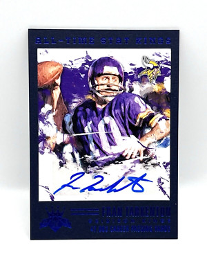 Fran Tarkenton 2015 Panini Grid Iron Kings AUTO 10/10 - Minnesota Vikings MINT