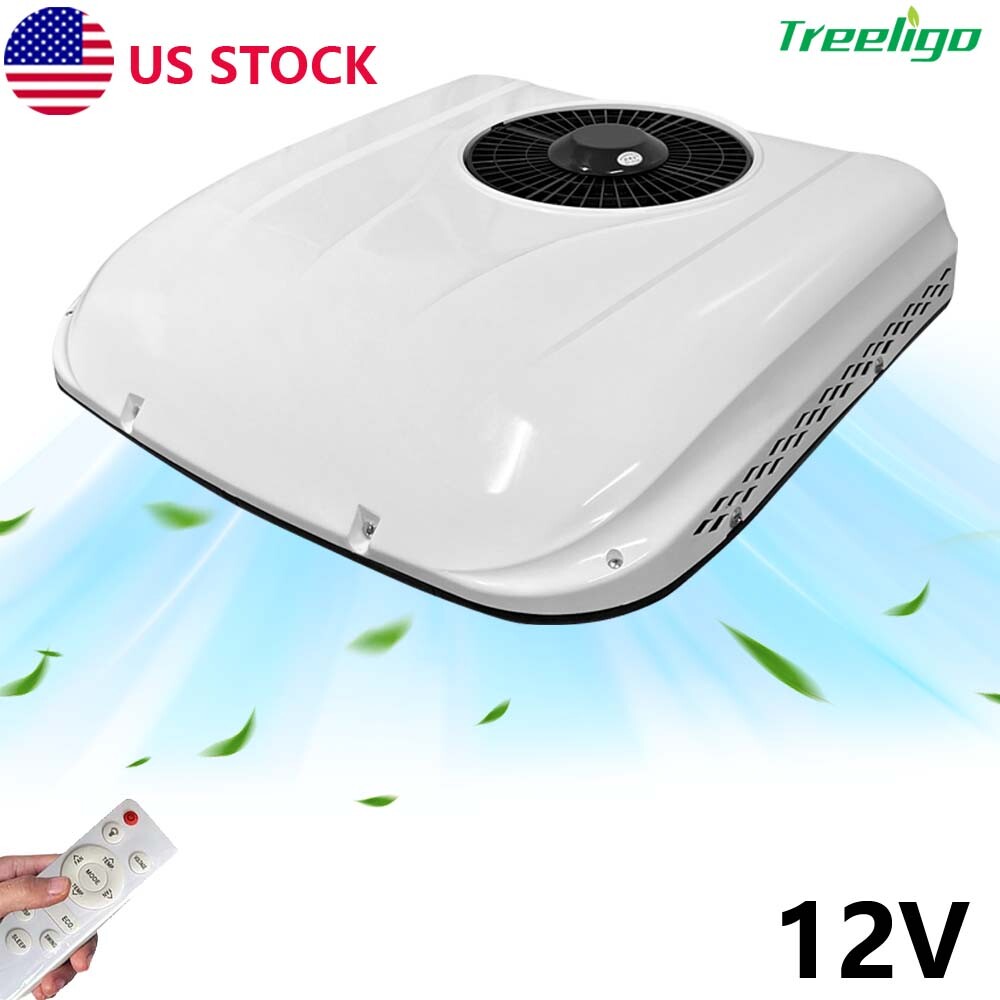 12V Rooftop AC 10000BTU Only Cool Ultra-Quiet for RV Caravan Camper Trailers