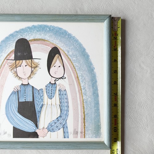 Patricia Buckley Moss Signed & Numbered Lithograph Framed Folk Art Print - Picture 7 of 8