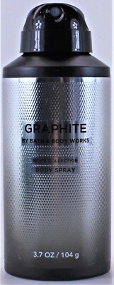 Bath & Body Works GRAPHITE Deodorant Deodorizing Body Spray for Men 3.7OZ