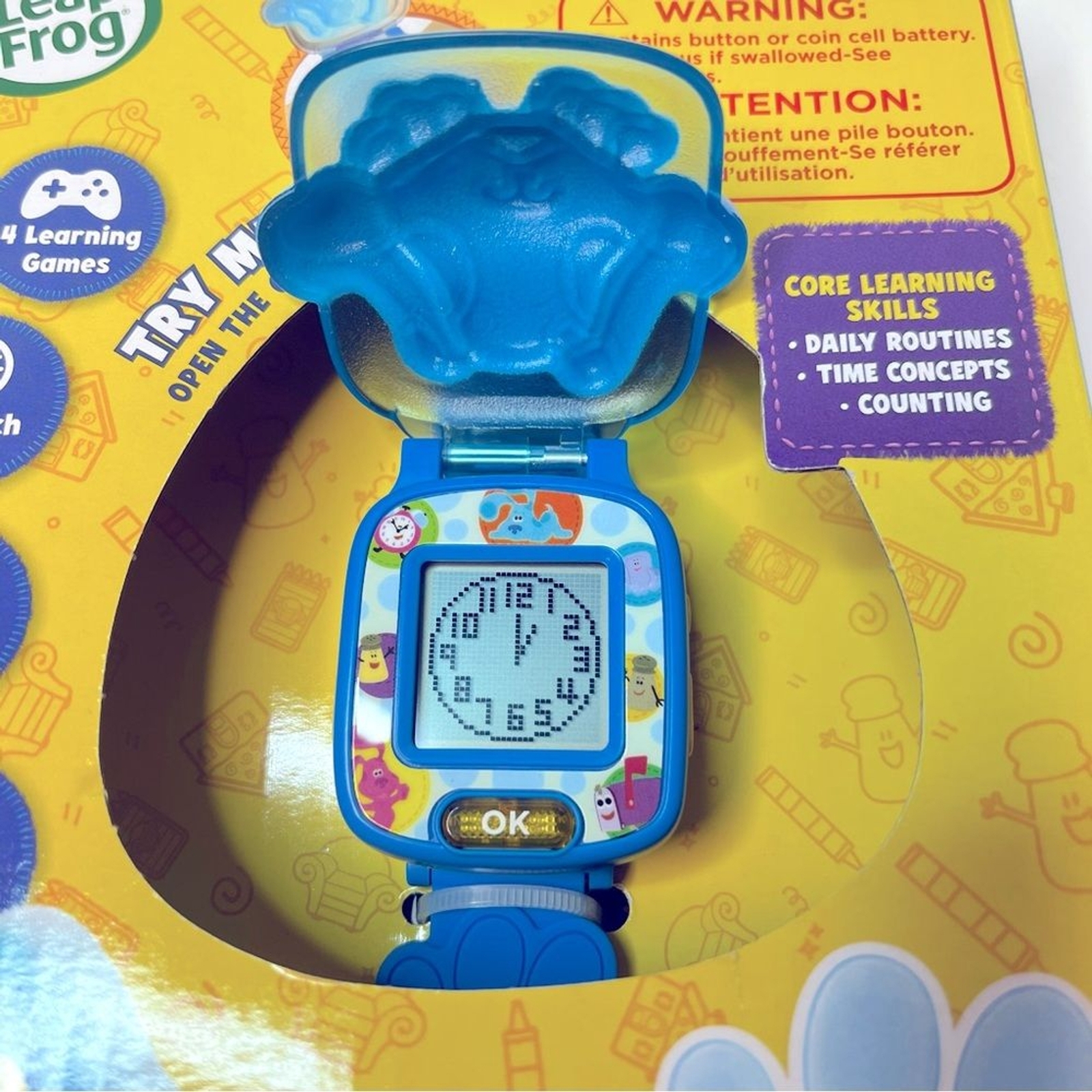 LeapFrog Blue's Clues & You! Blue Learning Watch NEW! eBay
