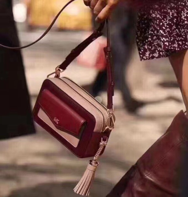 michael kors tri color camera bag