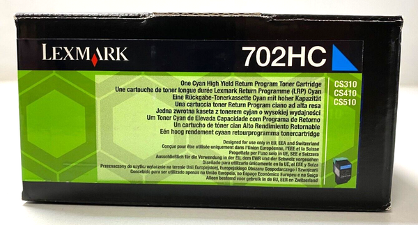 Lexmark 70C2HC0 Extra High Yield Tonerkartusche, Cyan, Ca. 3000 Seiten-image