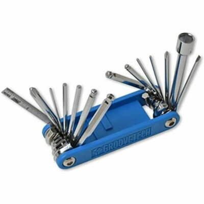 Groovetech Guitar/Bass Multi-Tool 14 In 1 Tool, USA and Metric Sizes, GTMLT1