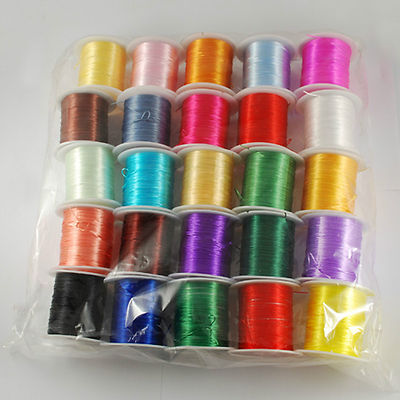 1  /m Nylon Band elastischer Faden Stärke 0,8 mm GUMMIBAND EXTRA STARK *