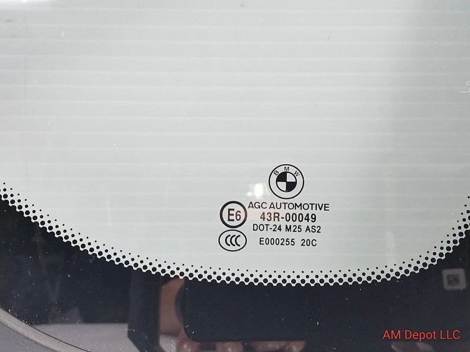 BMW 535i 550i GT F07 2012 panel trasero derecho cuarto de cristal ventana tintada 513771978 Foto 2 de 3