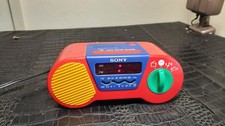 Vintage My First Sony Clock/Radio Model ICF -...
