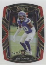 2020 Panini Select Club Level Red Prizm Die-Cut Jeff Gladney #293 1hw1