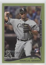2014 Topps Retail Green Marcus Semien #429 Rookie RC tr4