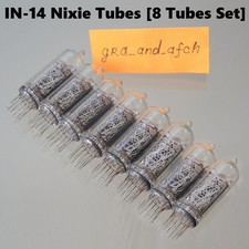 IN-14 Nixie Tubes UNUSED TESTED Desoldered 8 Tubes SET FAST DELIVERY UPS 3-5D