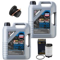 MotoröL Filter Set 4600 5W-30 10 Liter + Schraube FüR Audi A6 A8 Q7 Vw Touareg