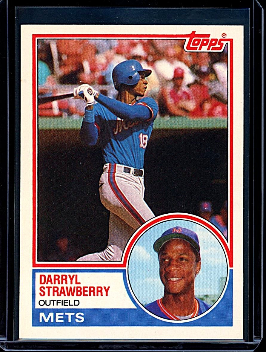1983 Topps Traded #108T Darryl Strawberry Rookie - Near Mint+ 