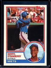 1983 Topps Traded #108T Darryl Strawberry Rookie - Near Mint+ 