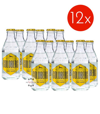 Goldberg Tonic Water 12 x 0,2 Liter / 0 % Vol. inkl. 1,20  Pfand
