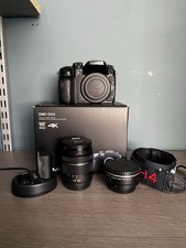 Panasonic Lumix GH4 M43 Digital 4k Camera + 14-42mm Lens and EF-M1 adapter