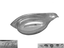 Georgian Silver Pap Boat Solomon Hougham 1799