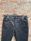Anayi Women’s Cropped Pants, Sz 36, Black Mercerized Cotton — photo 2