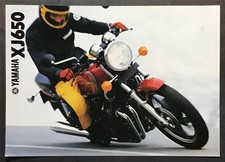 YAMAHA XJ650 MOTORCYCLE Sales Brochure 1980 #LIT-3MC-0107493-80E