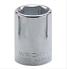 Wright Tool 4020 - 1/2Inch Drive 6 Point Standard Socket - 5/8Inch 6EA